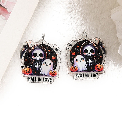 Halloween Acrylic Pendants PW-WGEF461-02-1