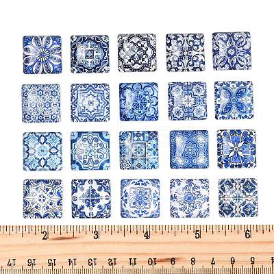 20Pcs Glass Cabochons GLAA-FS0002-59-1