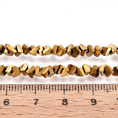 Electroplate Glass Beads Strands GLAA-N024-4mm-01-1