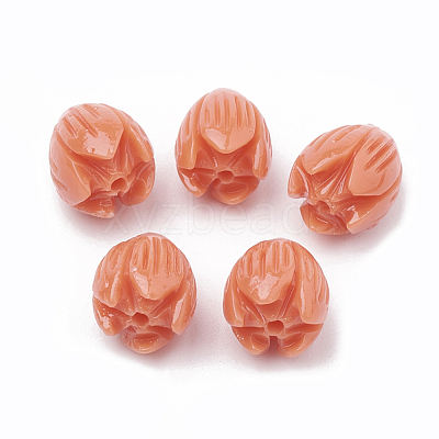 Dyed Synthetic Coral Beads CORA-N002-B-04G-1