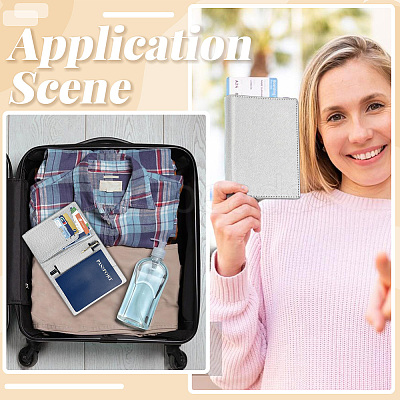 Imitation Leather Passport Cover ABAG-GF0001-52A-1