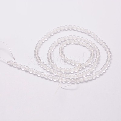Natural Quartz Crystal Beads Strands G-N0218-01-3mm-1