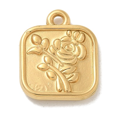 Ion Plating(IP) 304 Stainless Steel Pendants STAS-Q334-24G-1