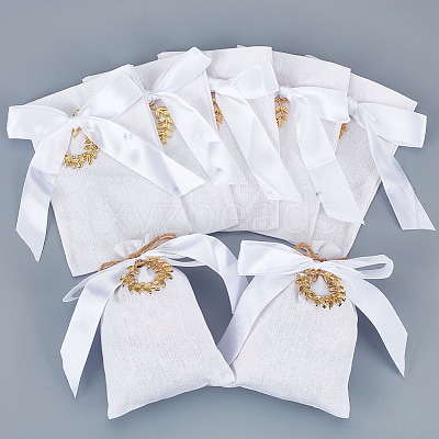 Rectangle Polyester Bags Drawstring Pouches ABAG-AB00008-1