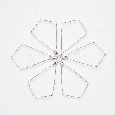 Tarnish Resistant 304 Stainless Steel Wire Pendants LS-STAS-S103-09-1