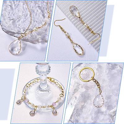18Pcs 3 Styles Glass Charms KK-SZ0002-63-1