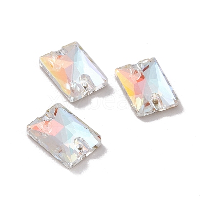 Rectangle Shape Sew on Rhinestone RGLA-C001-05B-001LA-1