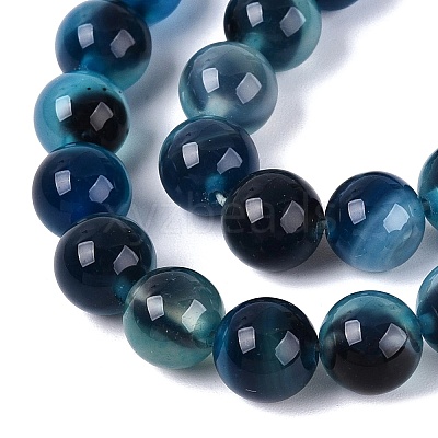 Natural Agate Beads Strands G-Q606-42B-B02-1