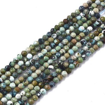 Natural Green Turquoise Beads Strands G-N328-001A-1