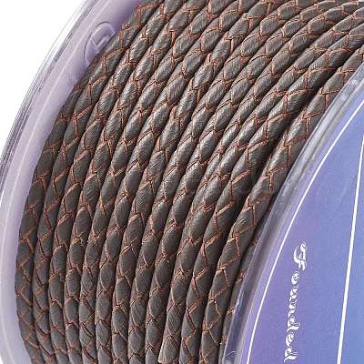 Braided Cowhide Cord WL-I004-3mm-D-22-1