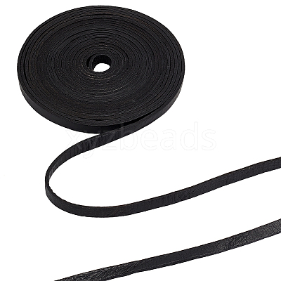 Flat Imitation Leather Cords LC-WH0008-06A-1