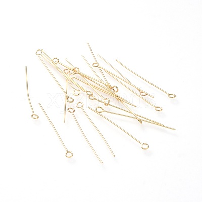 304 Stainless Steel Eye Pins X-STAS-G205-02B-G-1