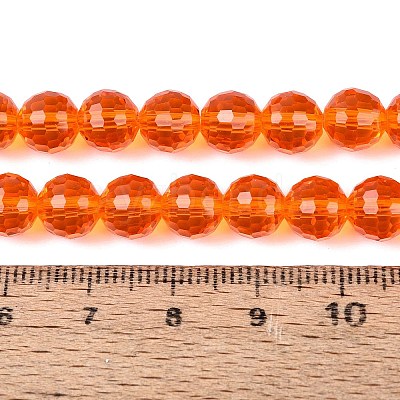 Transparent Glass Beads Strands GLAA-Q107-02A-04-1
