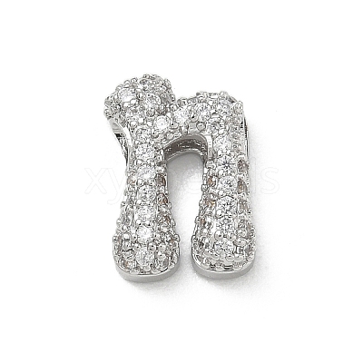 Brass Micro Pave Cubic Zirconia Pendants KK-A300-02P-N-1