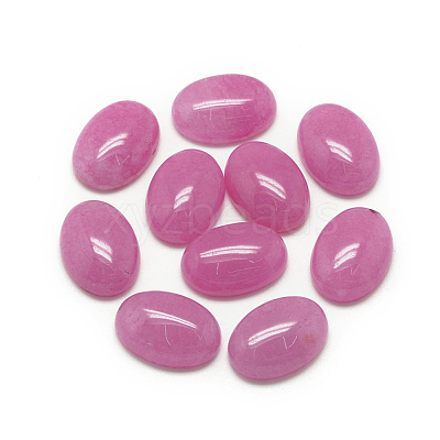 Natural White Jade Cabochons G-R415-13x18-20-1