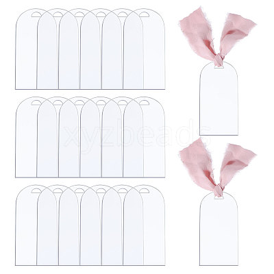 20Pcs Blank Acrylic Signs AJEW-CA0004-39-1