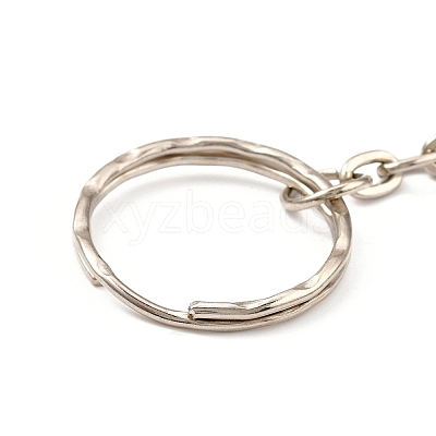 Natural & Synthetic Mixed Gemstone Keychain KEYC-JKC00225-1