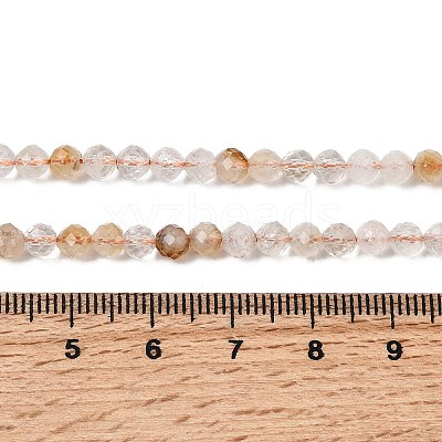 Natural Citrine(Heated) Beads Strands G-K366-C11-4mm-1