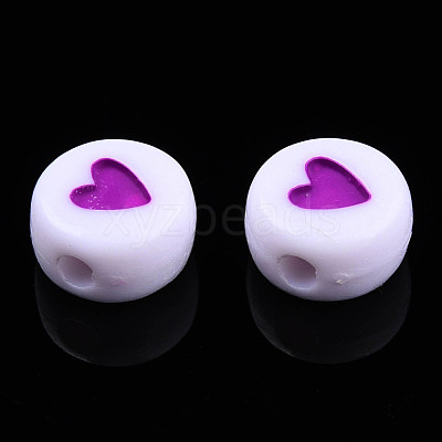 Opaque Acrylic Beads MACR-N008-57D-1