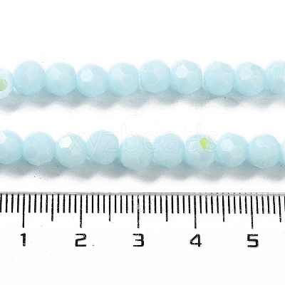 Opaque Glass Beads Strands EGLA-A035-P6mm-L10-1