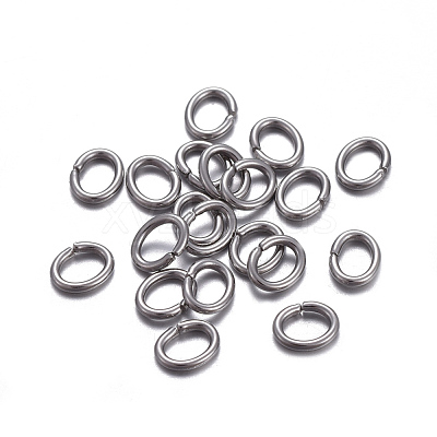 Non-Tarnish 316 Surgical Stainless Steel Open Jump Rings X-STAS-F221-40P-F-1
