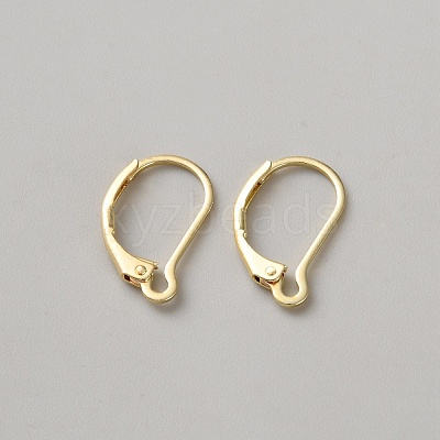 Brass Hoop Earring Findings DIY-WH0888-510G-1