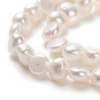 Natural Cultured Freshwater Pearl Beads Strands PEAR-N014-04B-1