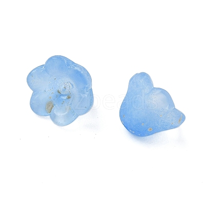 Frosted Glass Bead Cap FGLA-C001-01K-1