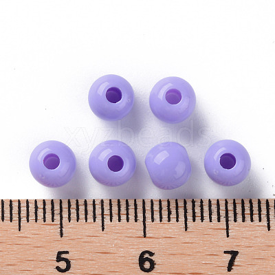 Opaque Acrylic Beads MACR-S370-C6mm-SS2114-1