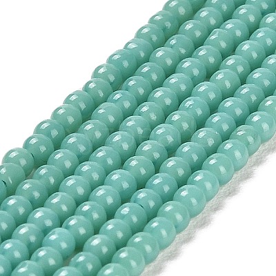 Imitation Jade Glass Beads Strands GLAA-K062-A01-05-1