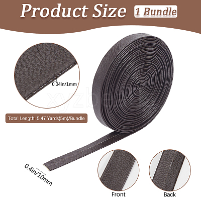 5M Folding PU Leather Flat Cord OCOR-WH20012-14B-01-1