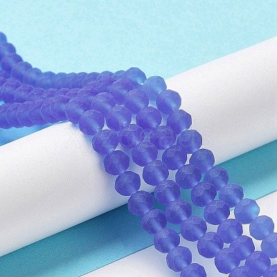 Transparent Glass Beads Strands EGLA-A034-T6mm-MD31-1