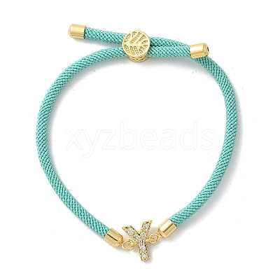 Adjustable Nylon Cord Bracelets X-BJEW-C096-01G-25-1