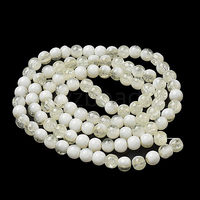 Crackle Glass Beads Strands GLAA-U001-8mm-11-1