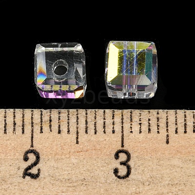Electroplate Glass Beads EGLA-Z004-04A-10-1