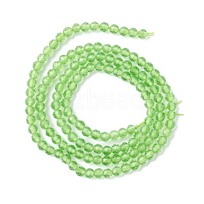 Transparent Glass Beads Strands GLAA-C019-01B-19-1