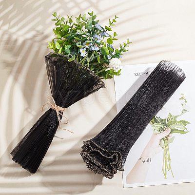 Pleated Gauze Yarn Flower Bouquets Wrapping Packaging OP-GF0001-01B-1