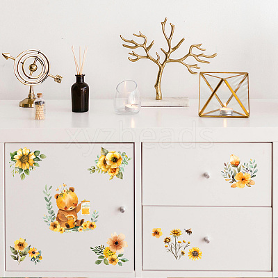 3 Sheets 3 Styles PVC Waterproof Decorative Stickers DIY-WH0404-111-1