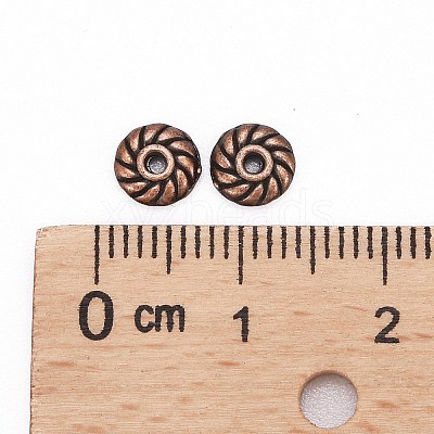 Tibetan Style Alloy Spacer Beads K0P9F061-1