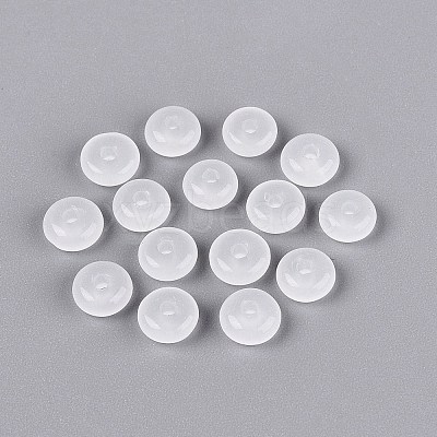 Baking Paint Imitation Jade Glass Beads GL-N006-01A-16-1
