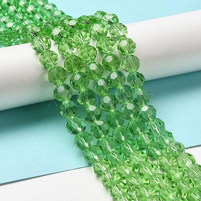 Transparent Glass Beads EGLA-A035-T10mm-D09-1