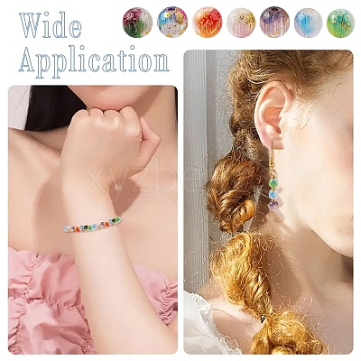 141Pcs 3 Bags Cat Eye Beads CE-YW0001-02A-1