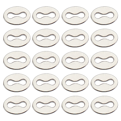 20Pcs 925 Sterling Silver Chain Tabs STER-BC0002-87P-1