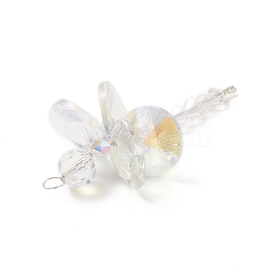 Dragonfly Glass Big Pendants PALLOY-JF01967-1