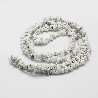Natural Howlite Beads Strand X-G-F328-05-1