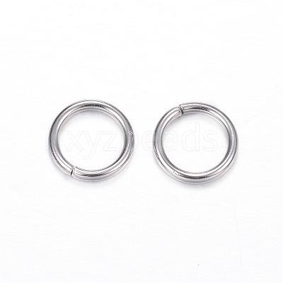 Tarnish Resistant 304 Stainless Steel Open Jump Rings STAS-D447-09-1