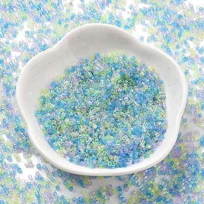 Transparent Colours Glass Seed Beads SEED-H003-01I-1