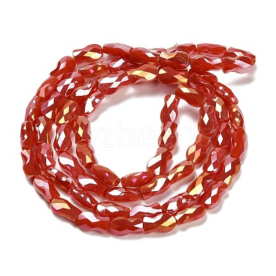 Electroplate Glass Beads Strands EGLA-P066-01A-AB03-1