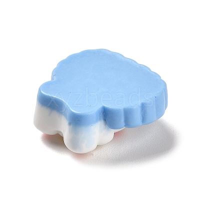 Opaque Resin Cabochons RESI-Z012-02E-1