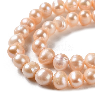 Natural Cultured Freshwater Pearl Beads Strands PEAR-E018-31-1
